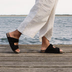 Minfot Hallux Valgus Sandaler Primo Soft Svart