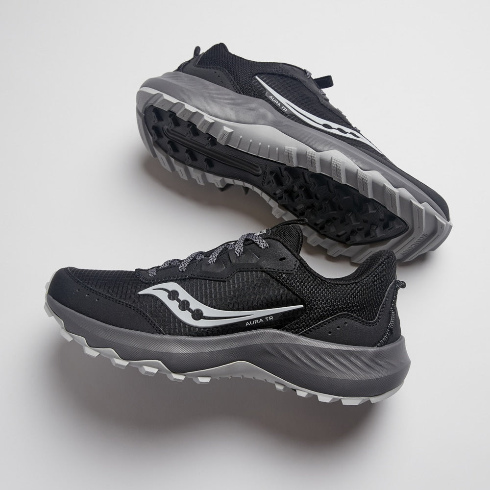 Saucony Aura TR Men Black Gravel