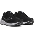 Saucony Echelon 10 Løpesko Dame Ekstra Bred Black Silver
