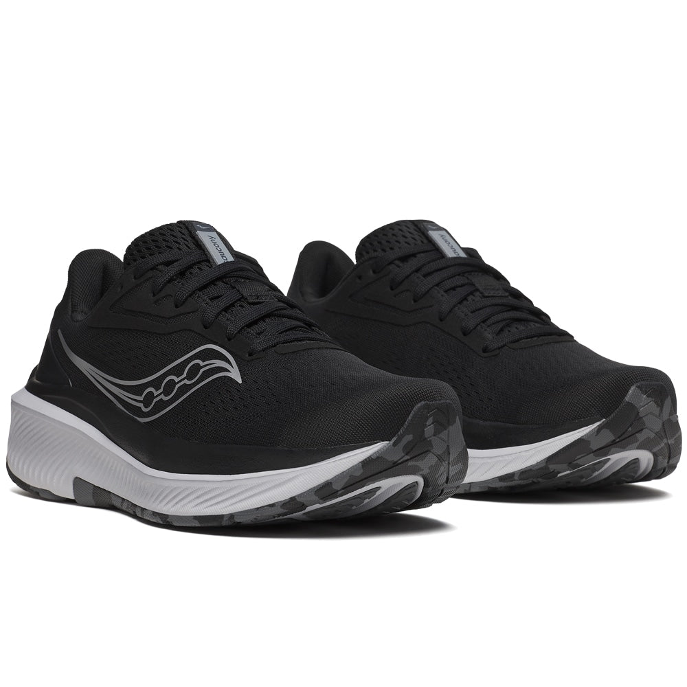 Saucony Echelon 10 Løpesko Dame Ekstra Bred Black Silver