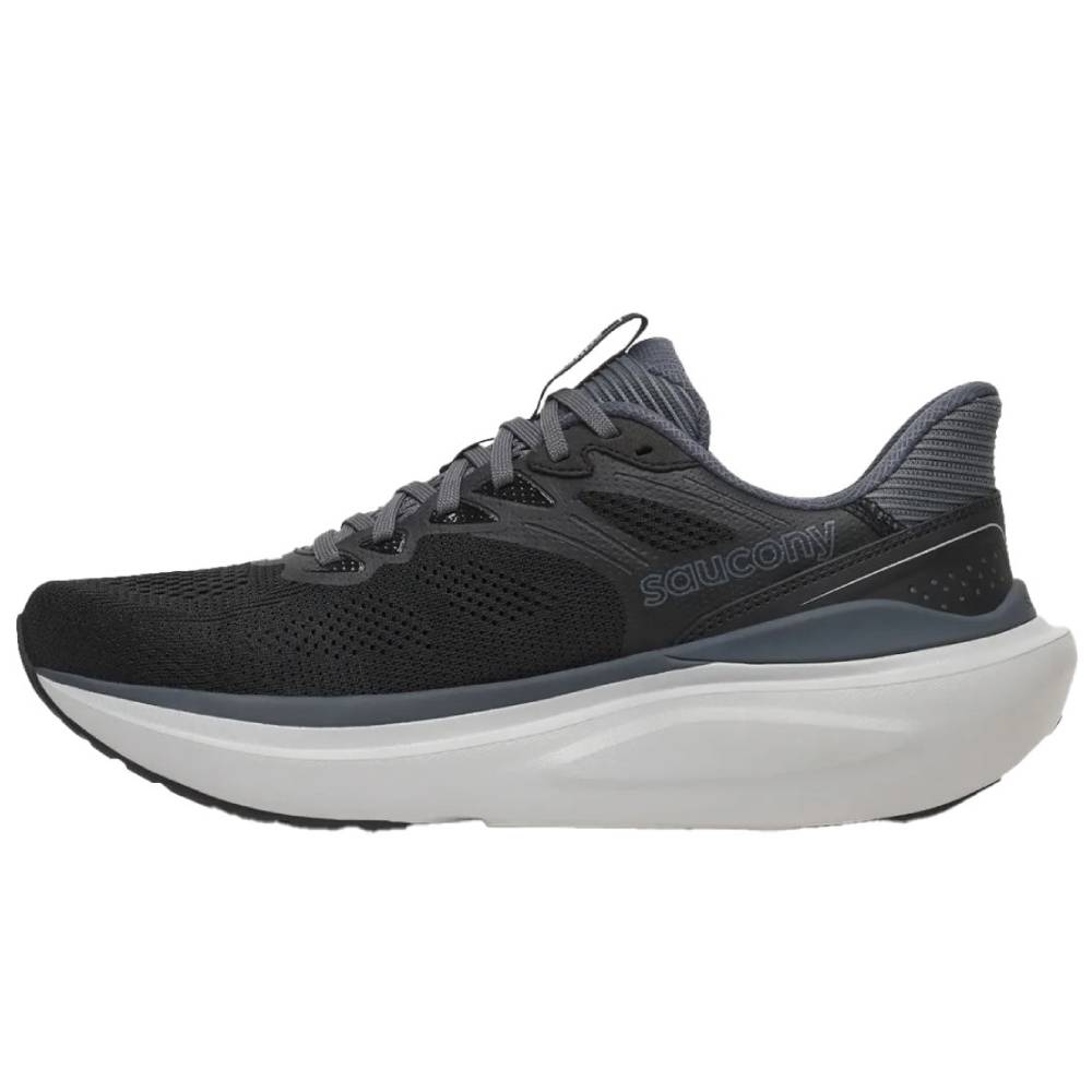 Saucony Echelon 11 Løpesko Herre Ekstra Bred Black Gunmetal