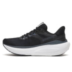 Saucony Echelon 11 Løpesko Dame Ekstra Bred Black White