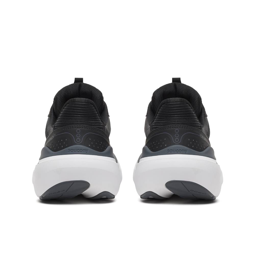Saucony Echelon 11 Løpesko Dame Ekstra Bred Black White