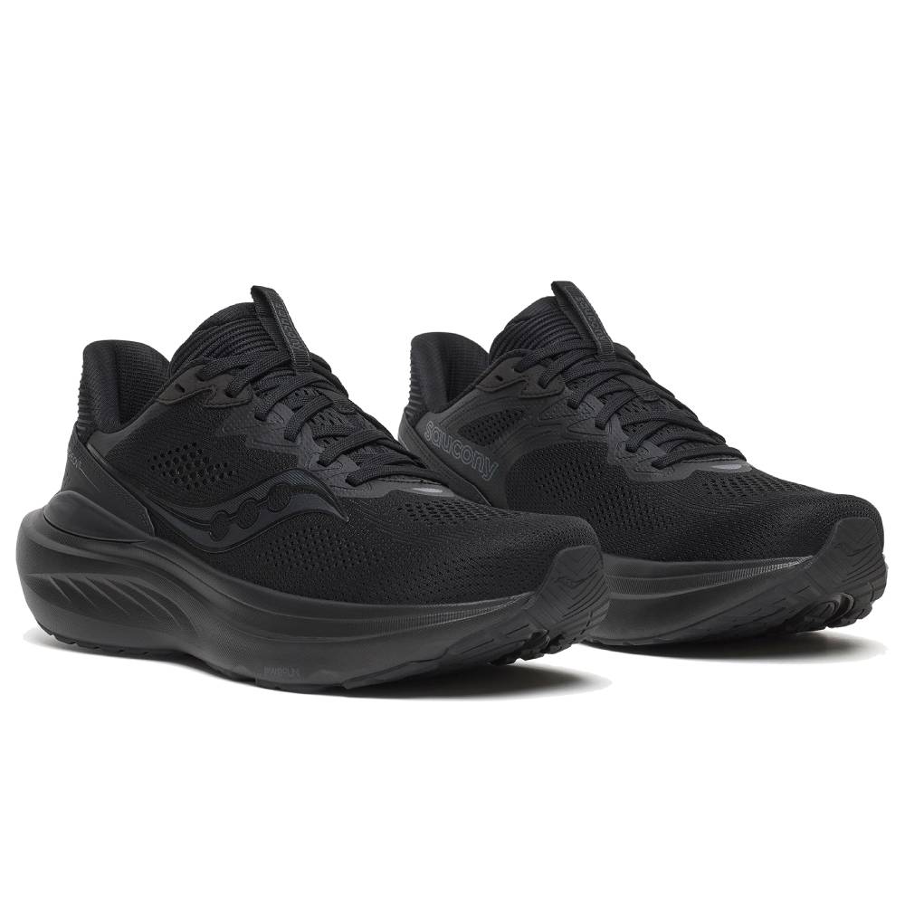 Saucony Echelon 11 Løpesko Dame Bred Triple Black