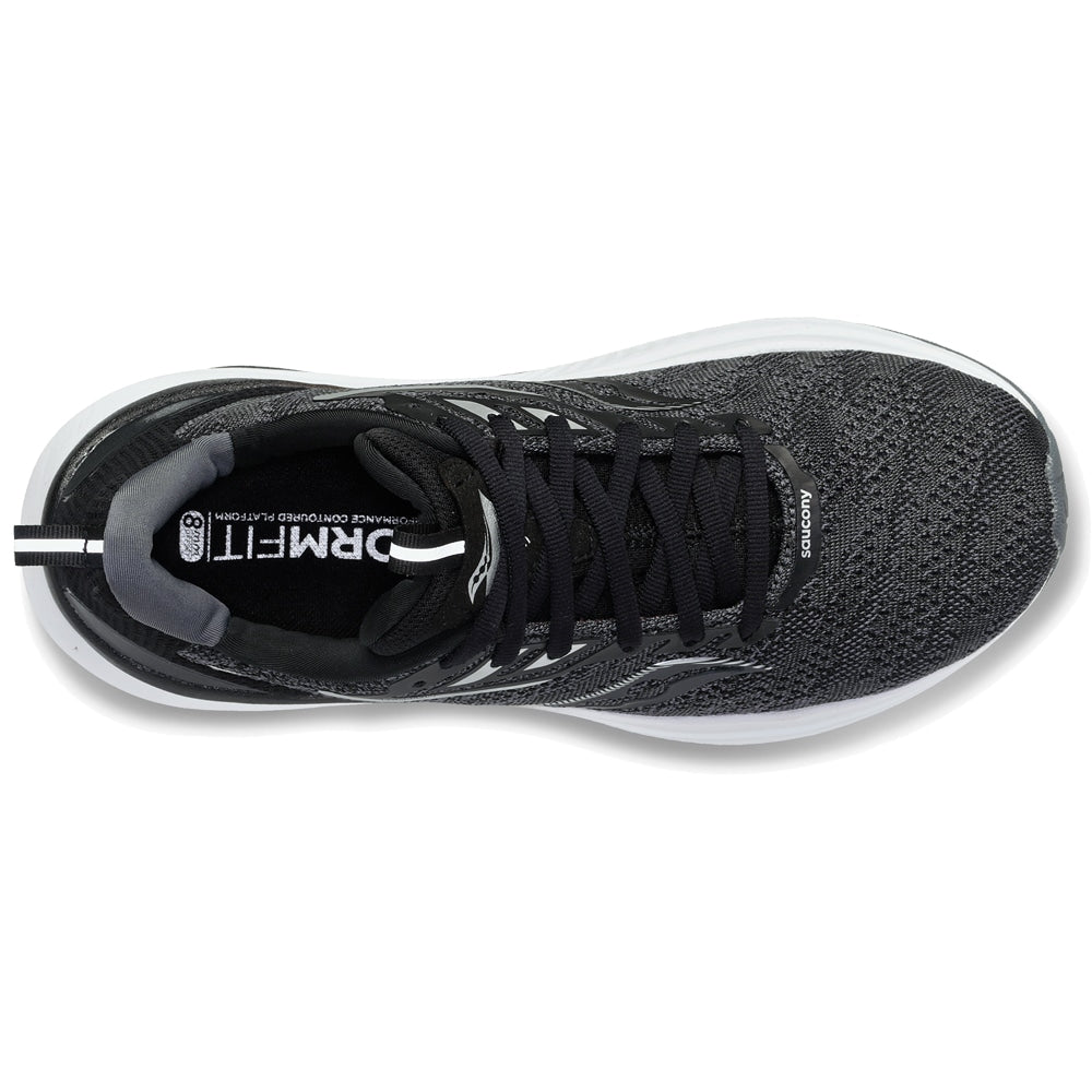 Saucony Echelon 9 Løpesko Dame Bred Svart Hvit