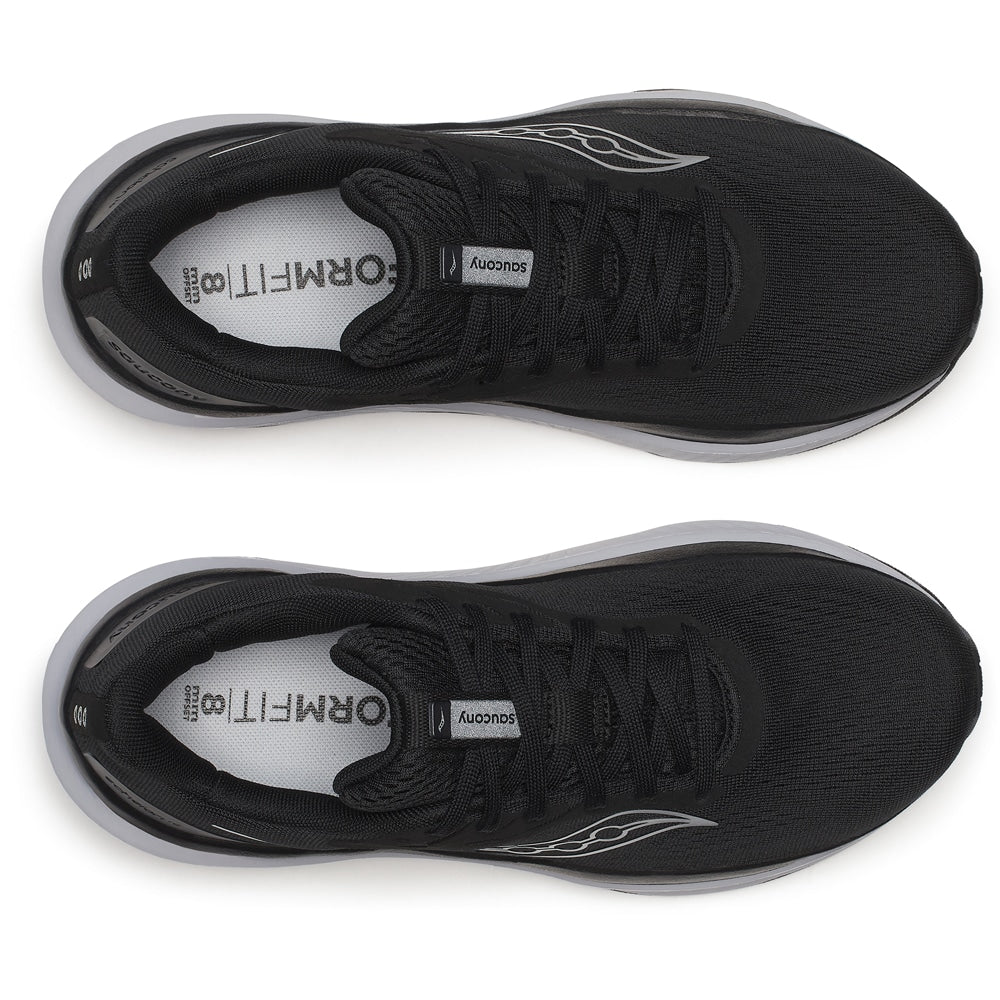 Saucony Echelon 10 Løpesko Herre Ekstra Bred Black Silver