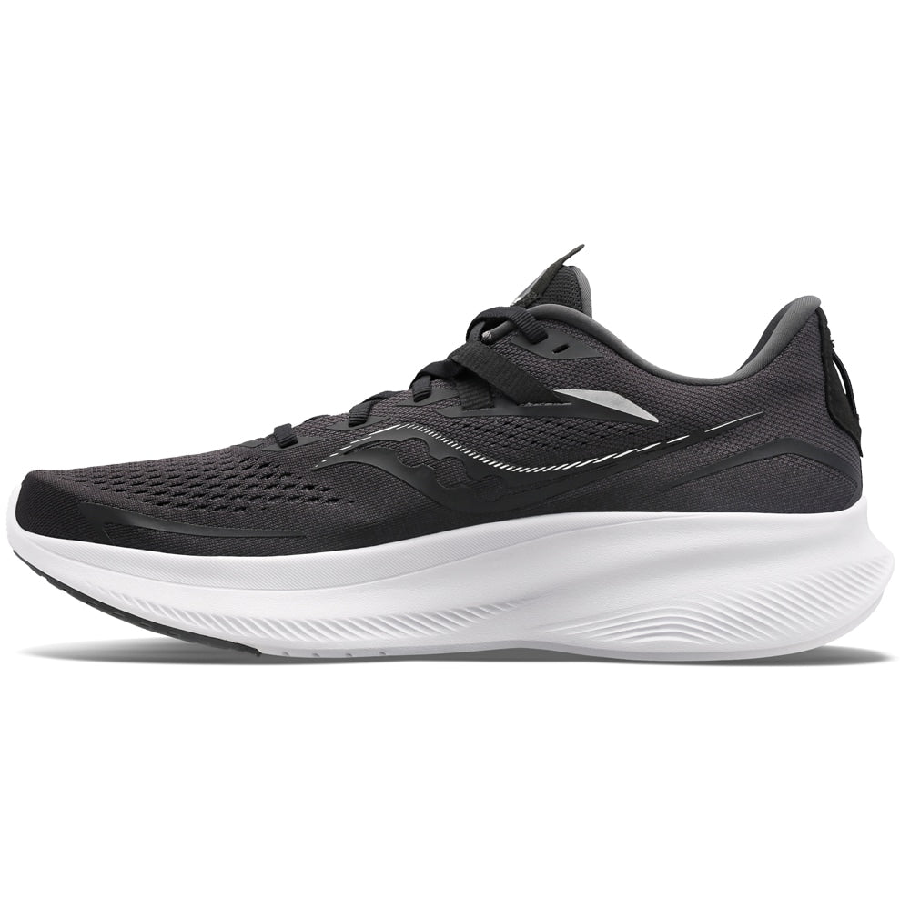 Saucony Ride 15 Løpesko Herre Svart Hvit