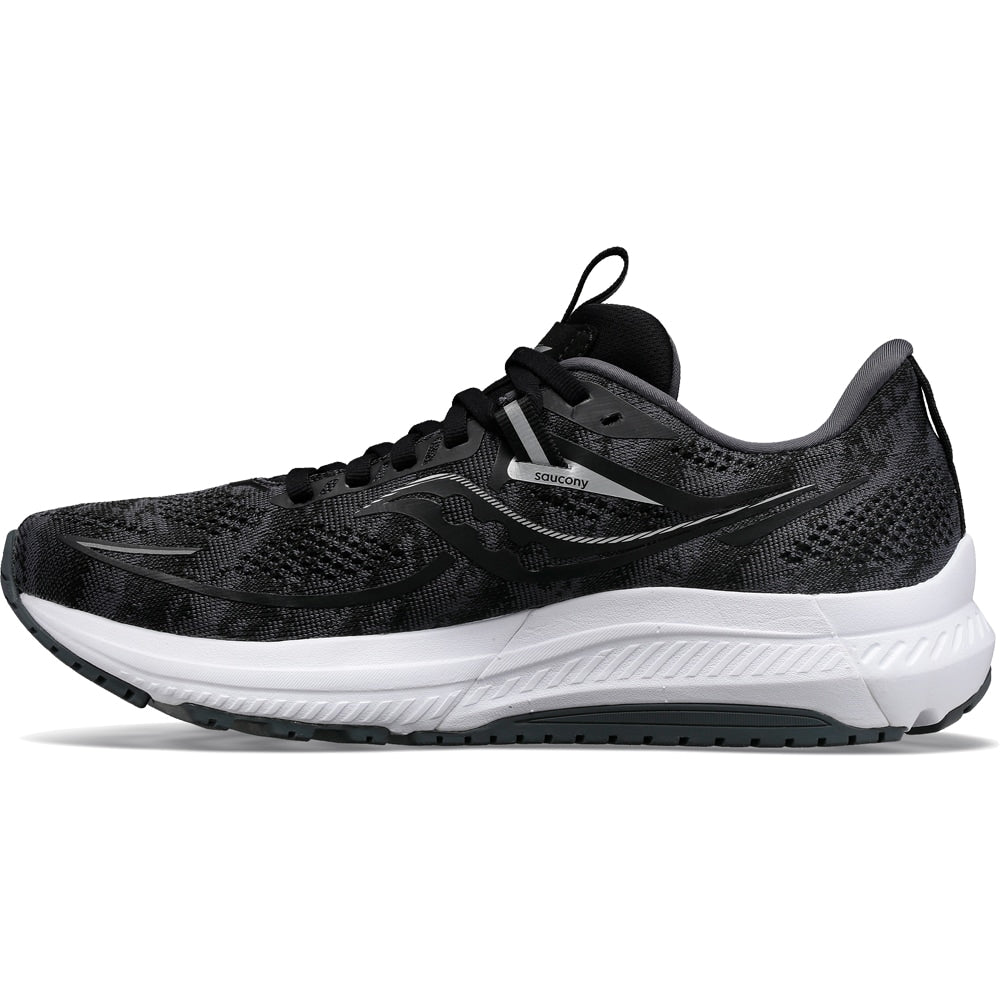 Saucony Omni 21 Løpesko Dame Bred Svart Hvit