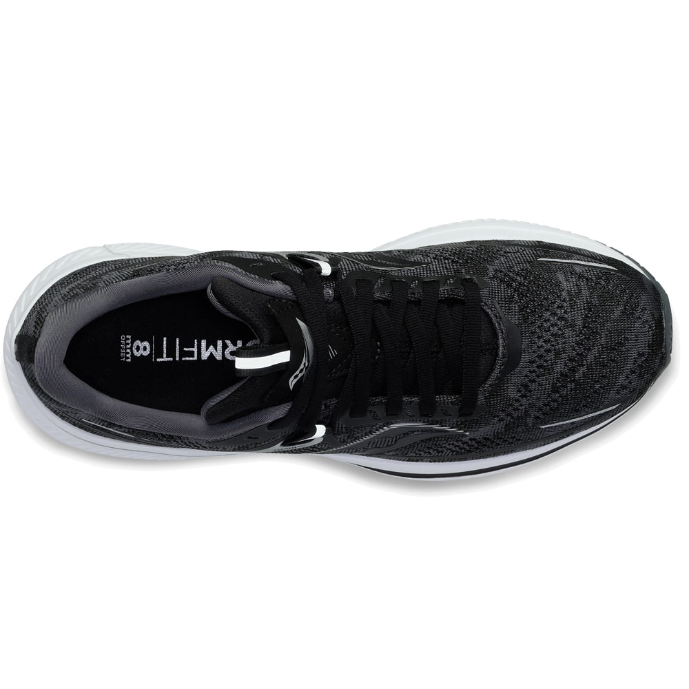 Saucony Omni 21 Løpesko Dame Bred Svart Hvit