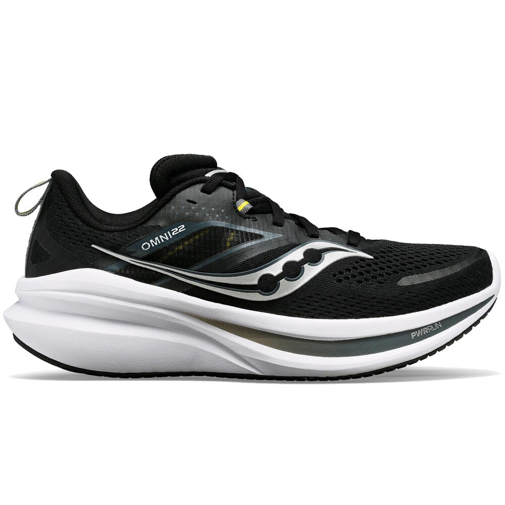 Saucony Omni 22 Løpesko Dame Bred Svart Hvit