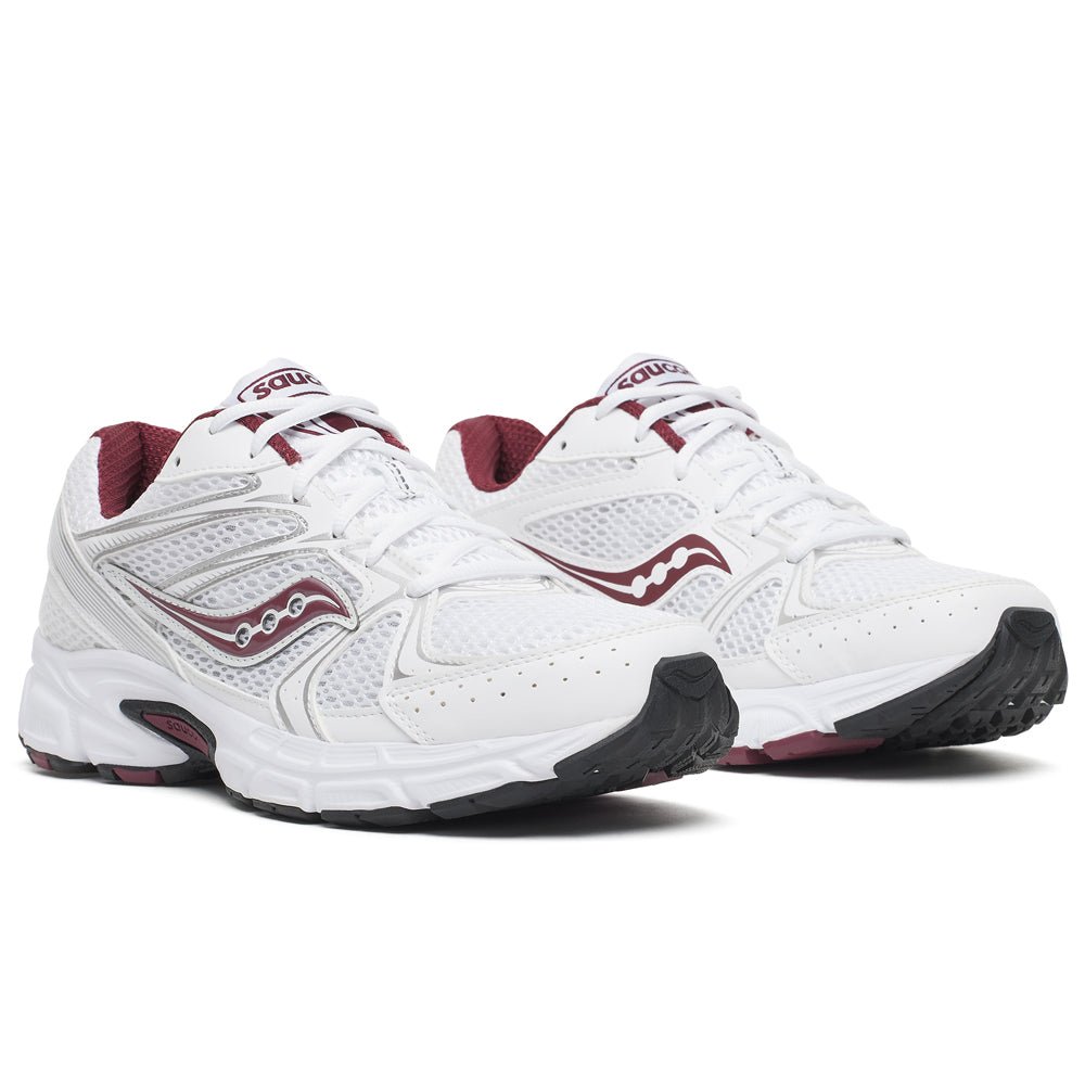 Saucony Ride Millennium Sneakers Unisex White Maroon