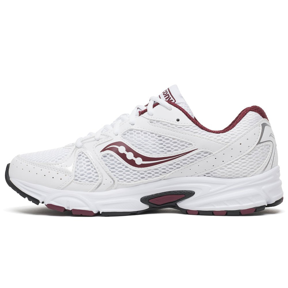 Saucony Ride Millennium Sneakers Unisex White Maroon