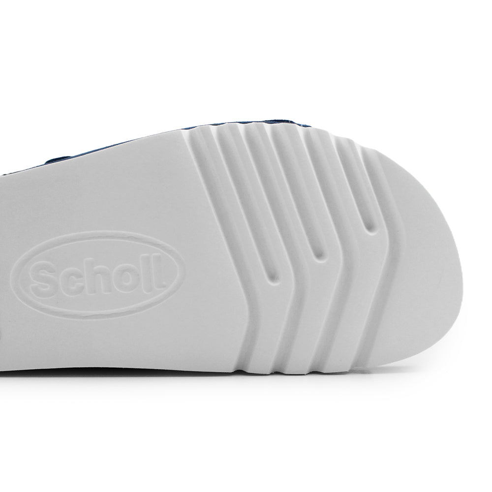 Scholl Sandal Dame Rio Semsket skinn Navy