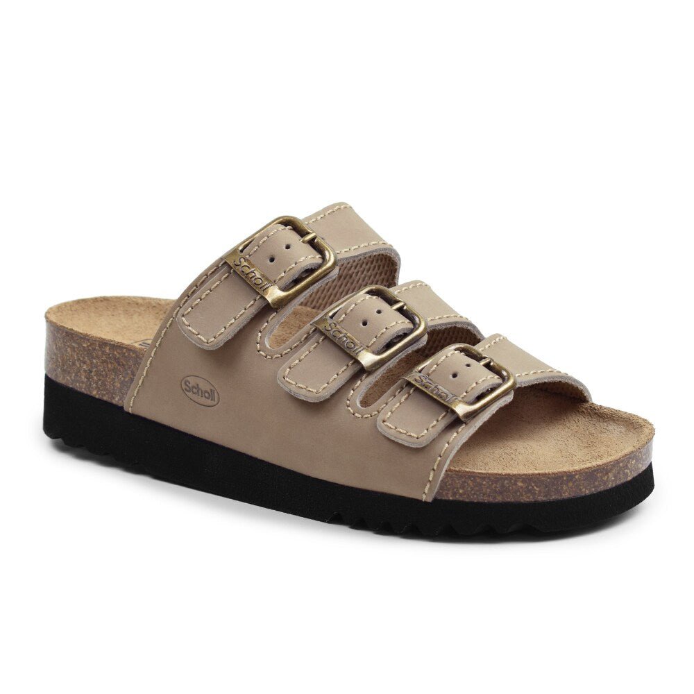 Scholl Sandal Dam Rio Wedge AD Beige