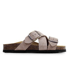 Scholl Damesandal Selene Semsket skinn Taupe