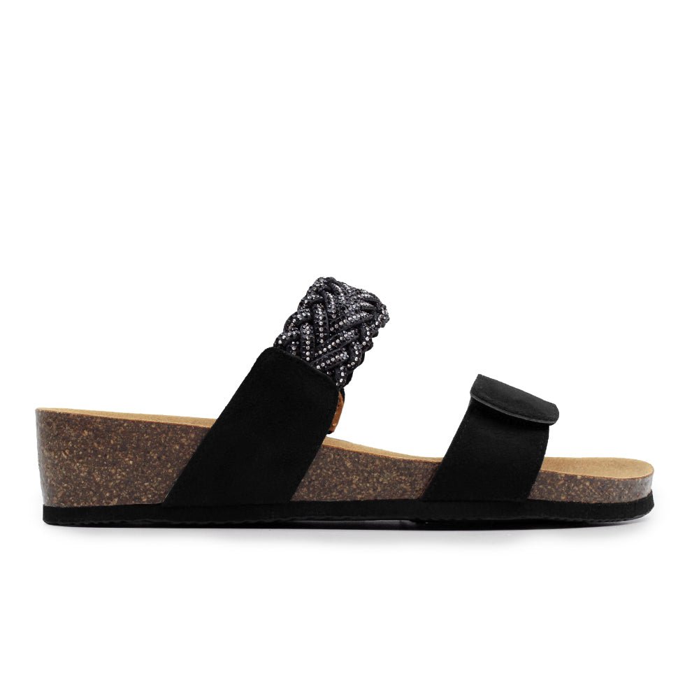 Scholl Sandaler Dame Ostuni Black
