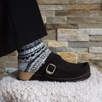 Scholl Tøfler Dame Bora Moccasin Black