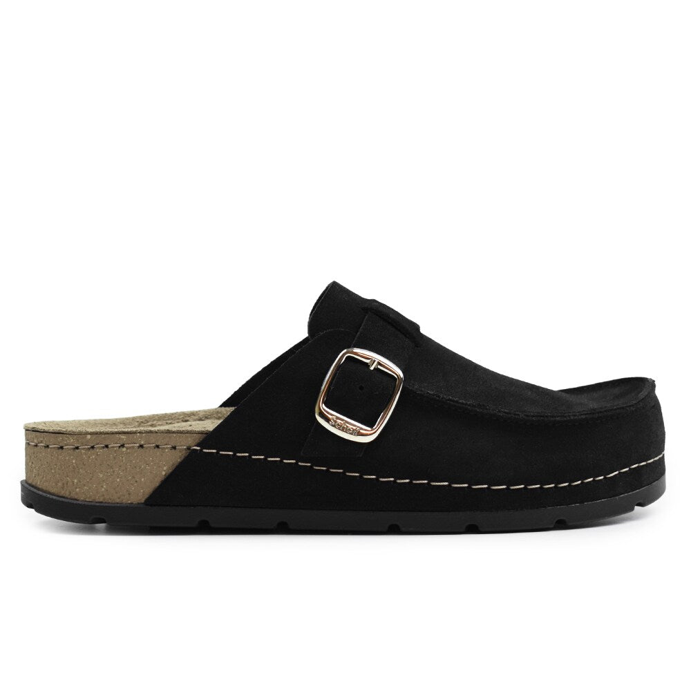 Scholl Tøfler Dame Bora Moccasin Black