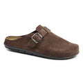 Scholl Tøfler Herre Inverness Semsket skinn Brown
