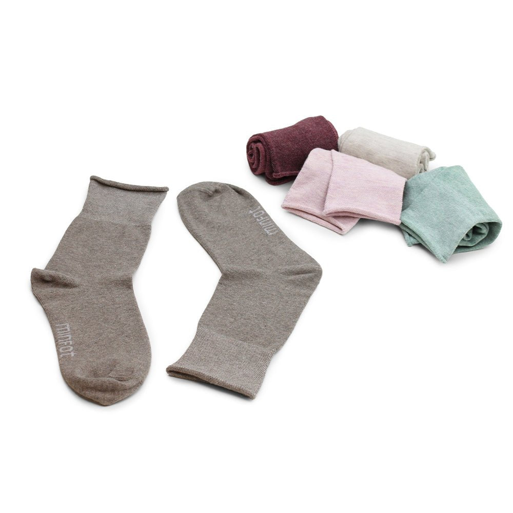 Produktbild 9 - Minfot Bomullsstrumpor Sensitive Meadow 5-pack