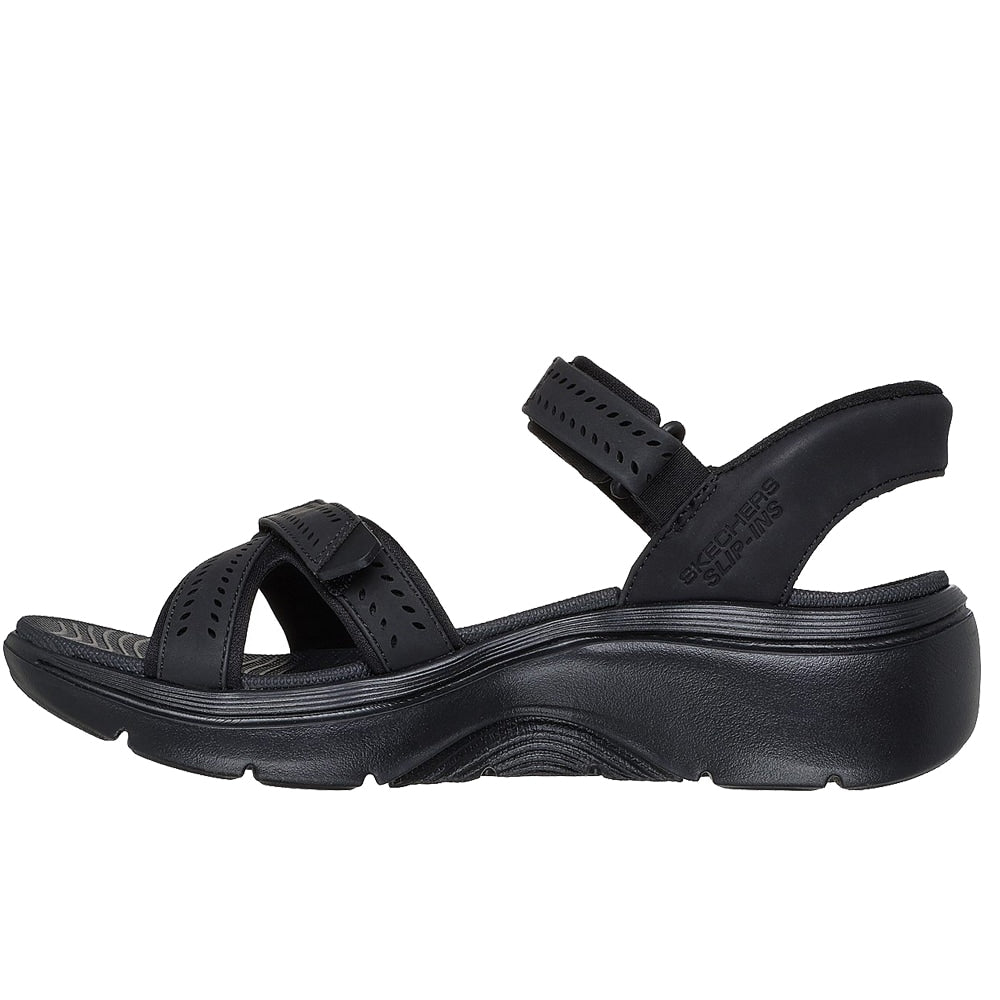 Skechers Sandaler Go Walk Arch Fit 2.0 Slip-Ins Dame Svart