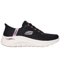 Skechers Womens Arch Fit 2.0 Easy Chic Slip-Ins Black Rose