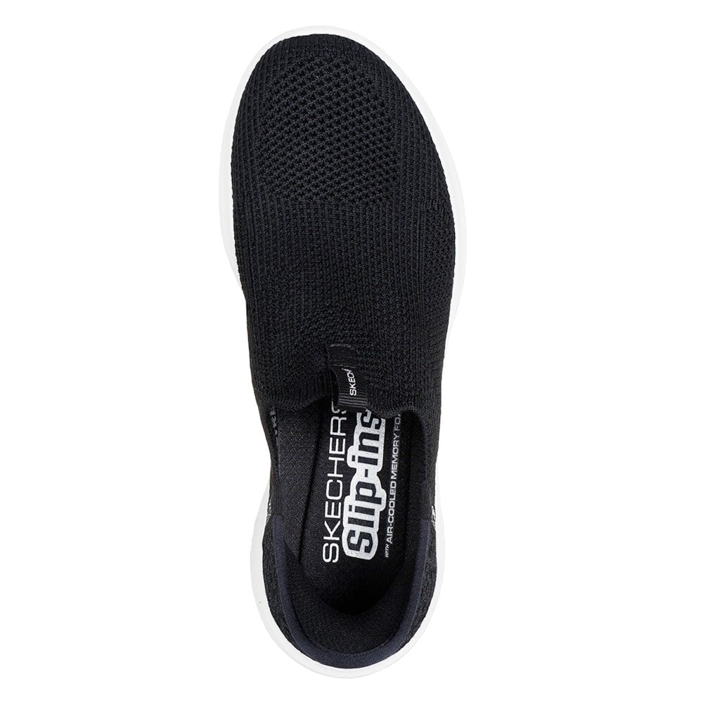 Skechers Ultra Flex 3.0 Easy Win Dame Slip-Ins Black White