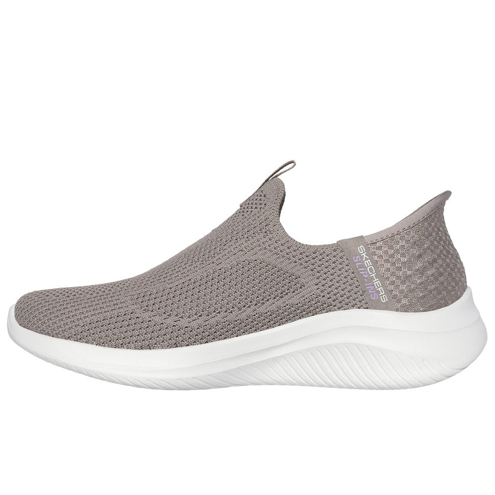 Skechers Ultra Flex 3.0 Easy Win Dame Slip-Ins Taupe