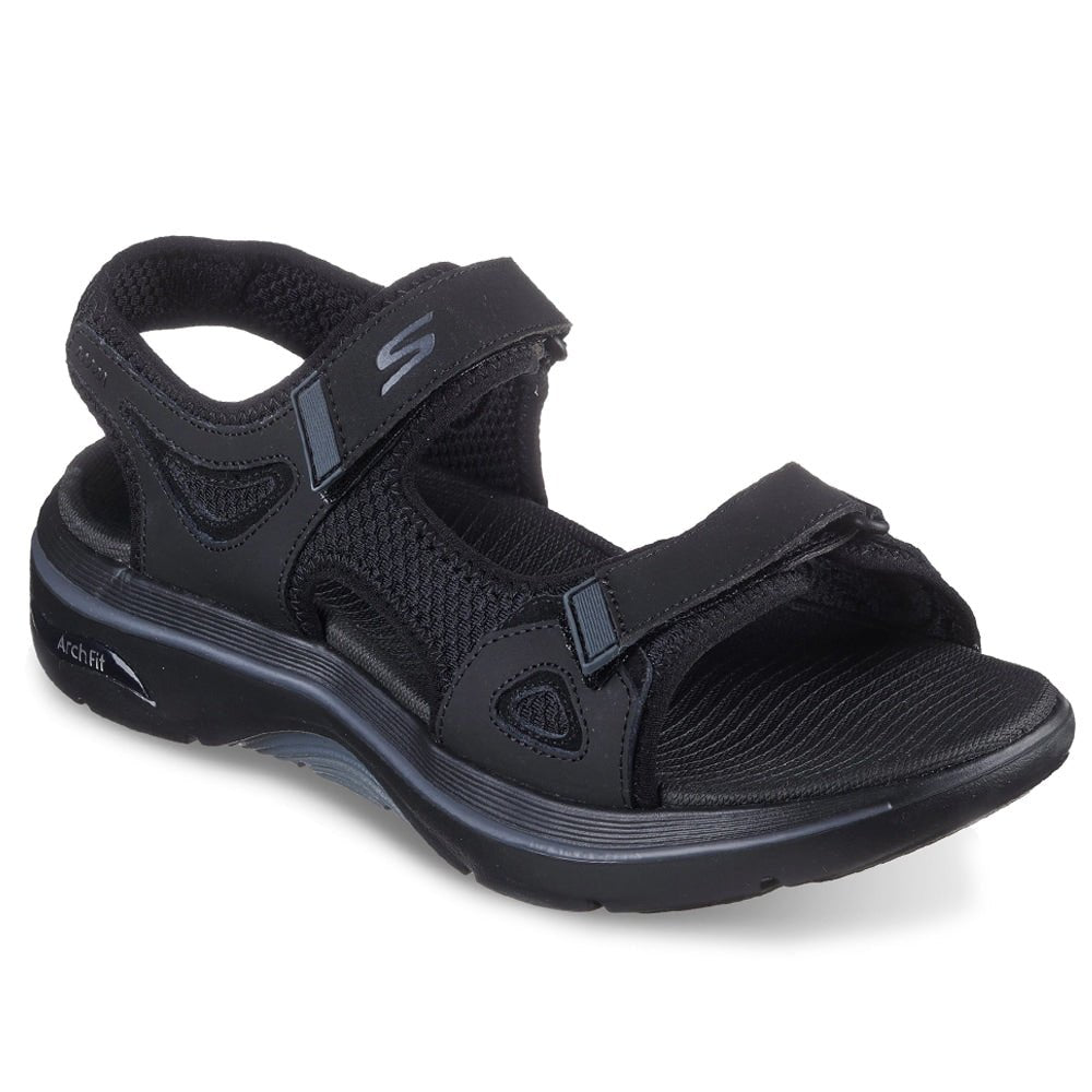 Skechers Mens Go Walk Sandal Arch Fit 2.0 Black