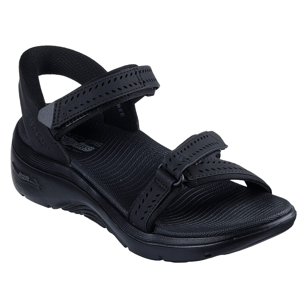 Skechers Sandaler Go Walk Arch Fit 2.0 Slip-Ins Dame Svart