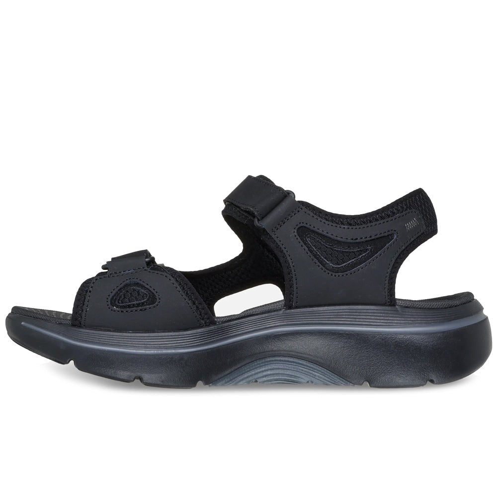 Produktbild 2 - Skechers Mens Go Walk Sandal Arch Fit 2.0 Black