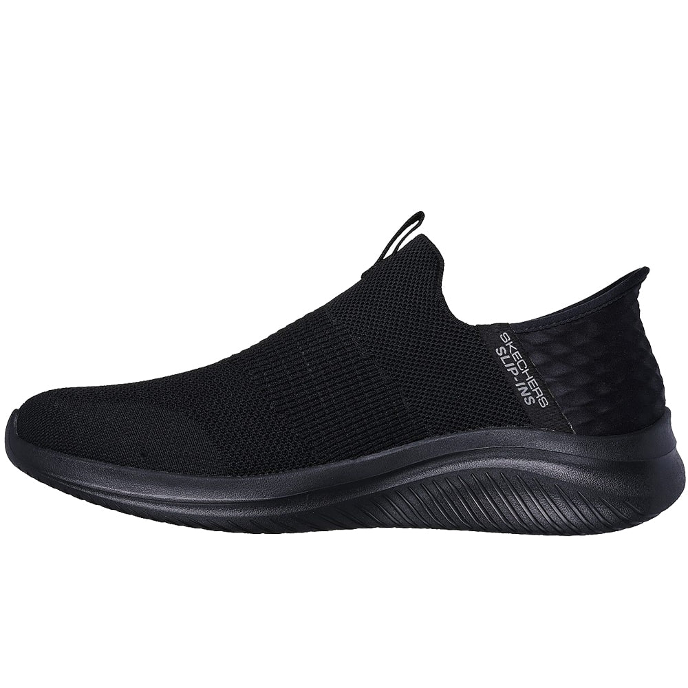 Skechers Mens Ultra Flex 3.0 Smooth Step Slip-Ins Svarta