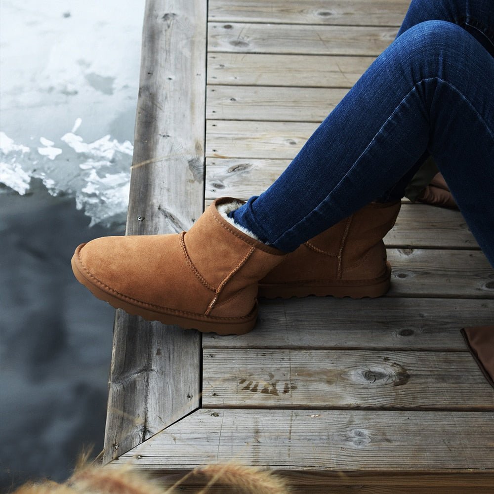 Rugged Gear Støvler Saueskinn Classic Chestnut