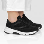 Minfot Sneaker Dame Softrole Pop Svart