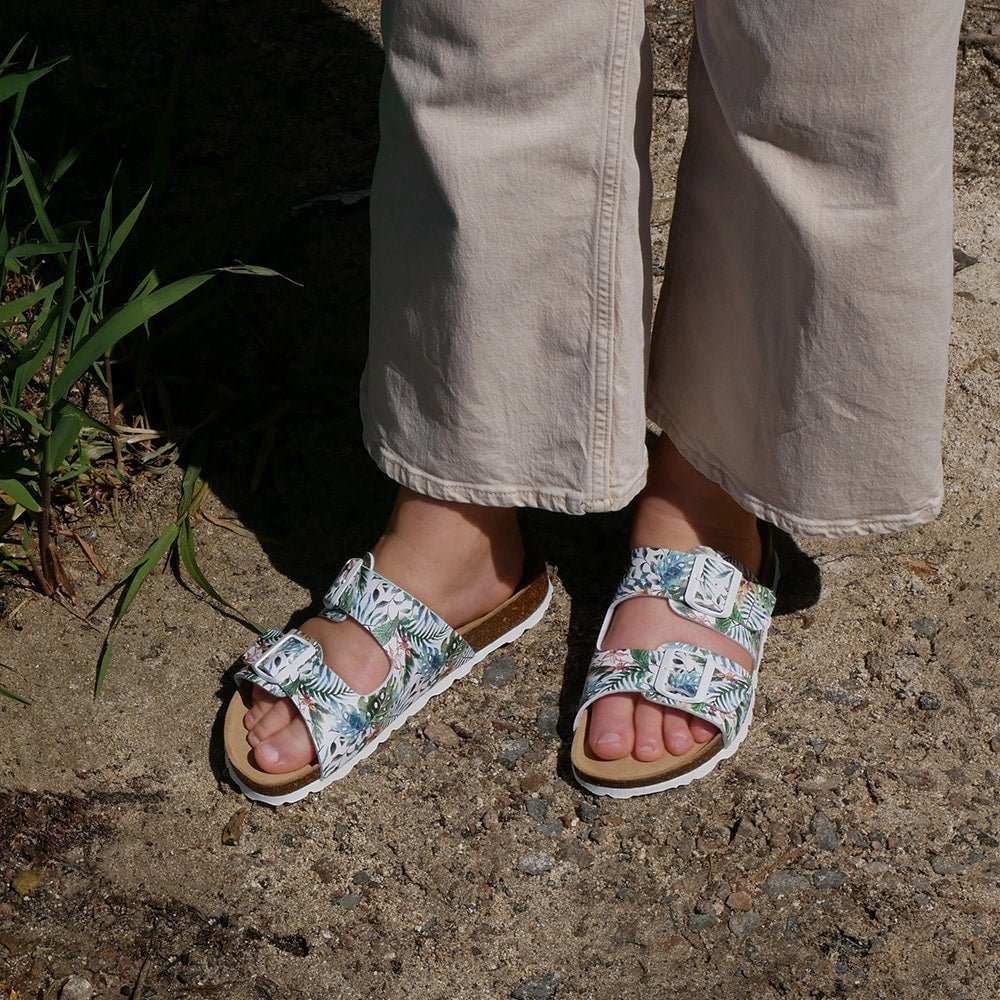 Minfot Sandaler Softstep Tropical Glow Hvit