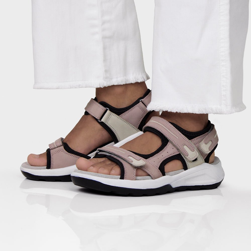 Minfot Nyhamn Sandaler Dam Pink Beige