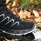 Minfot Stride Mid Sko Unisex Vanntett TEX Svart