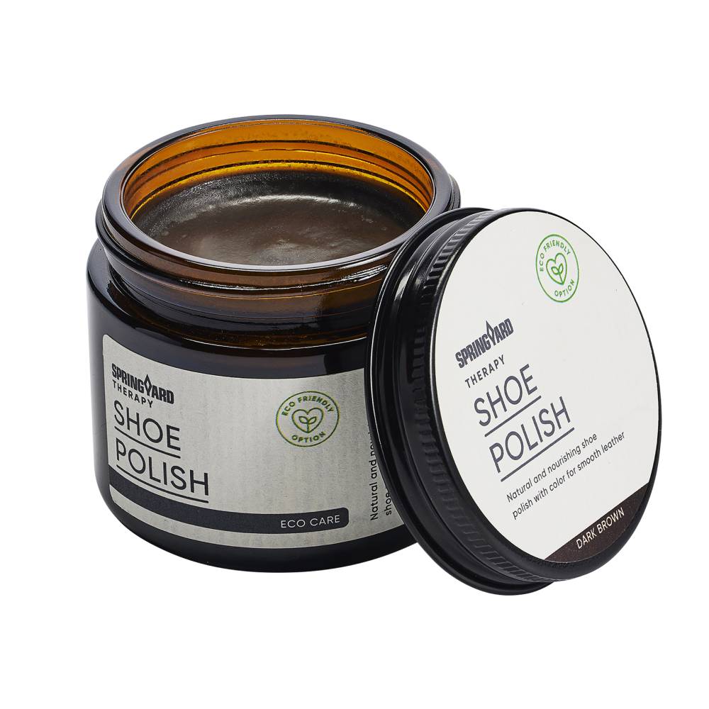 Springyard Shoe Polish Skokrem Lær Mørkebrun