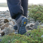 Minfot Step Mid Støvler Unisex Vannavvisende TEX Semsket skinn Stone