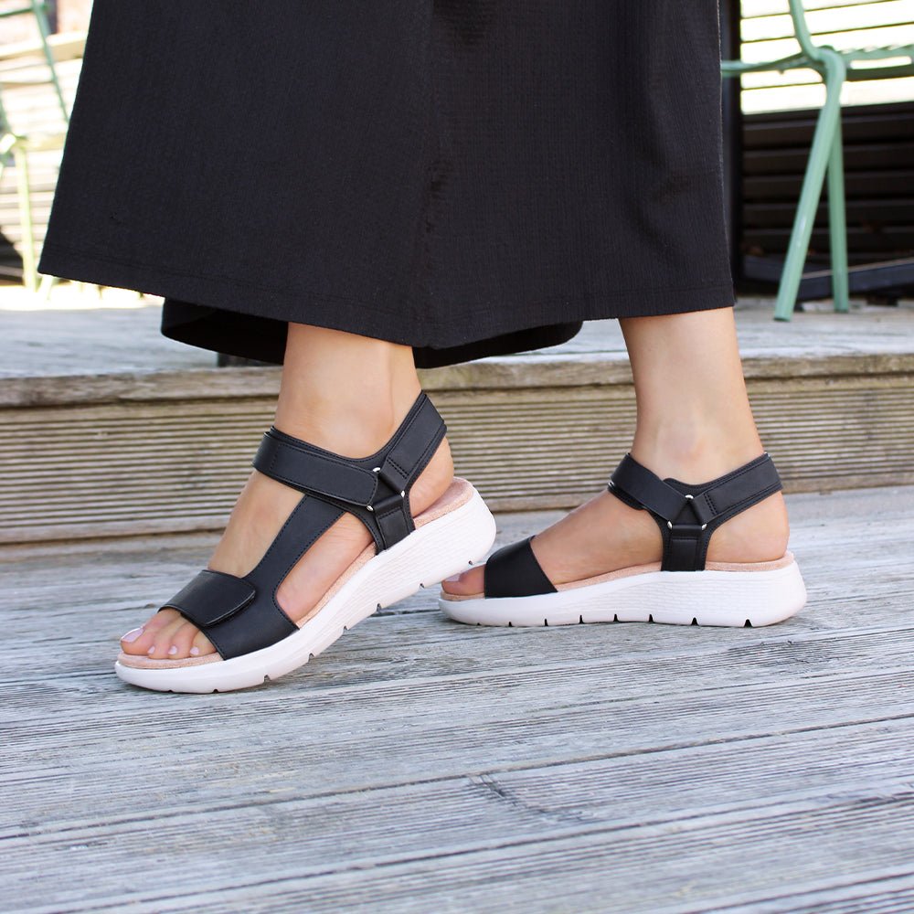 Minfot Cloudlite Joy Sandaler Dame Svart