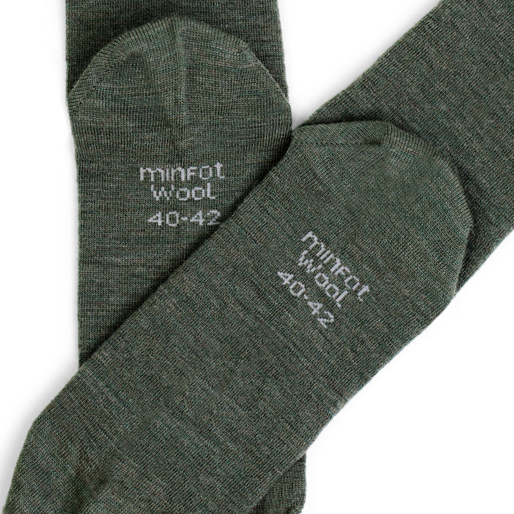 Minfot All Day Merinoullstrømper Forest 3-pk