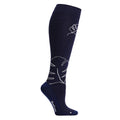 SupCare Støttestrømper Bred Eko Bomull Monstera Navy Blue