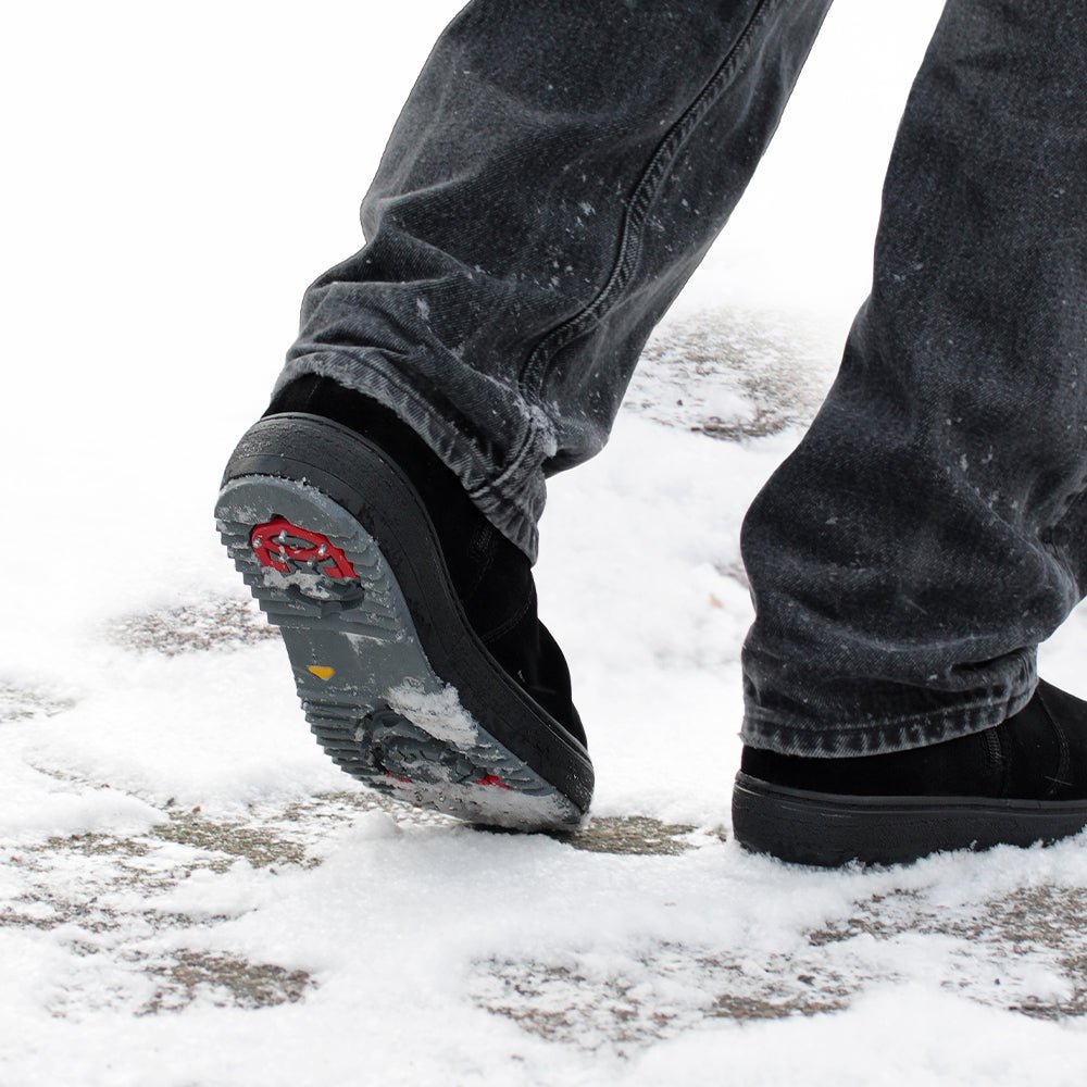 Produktbild 23 - Minfot Piggsko Idre Semsket skinn Ull Svart