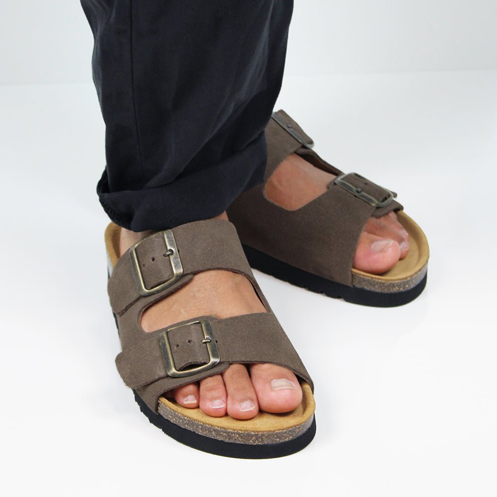 Minfot Moa Sandaler Dame Bio Semsket Skinn Taupe