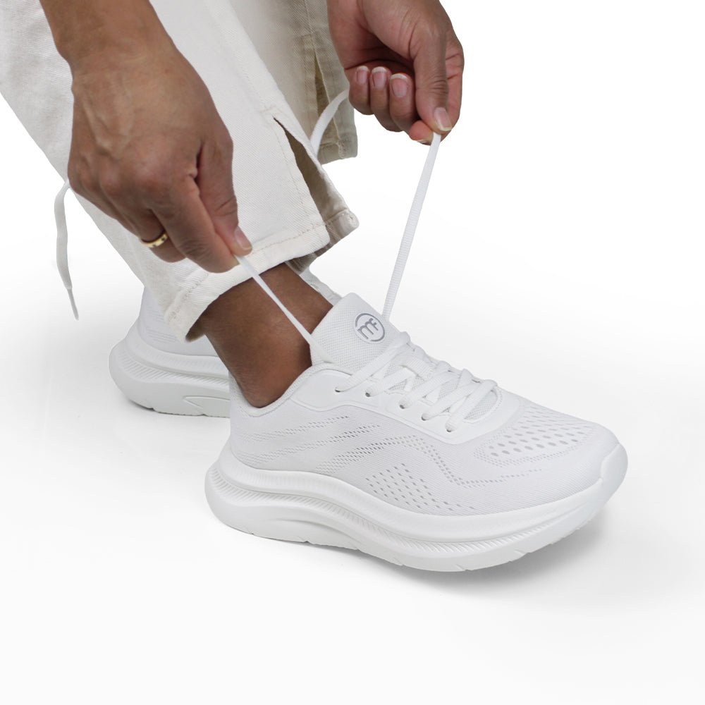 Minfot Enjoy Sneakers Dame Hvit