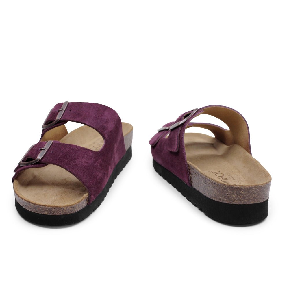 Minfot Moa Sandaler Bio Semsket Skinn Bordeaux