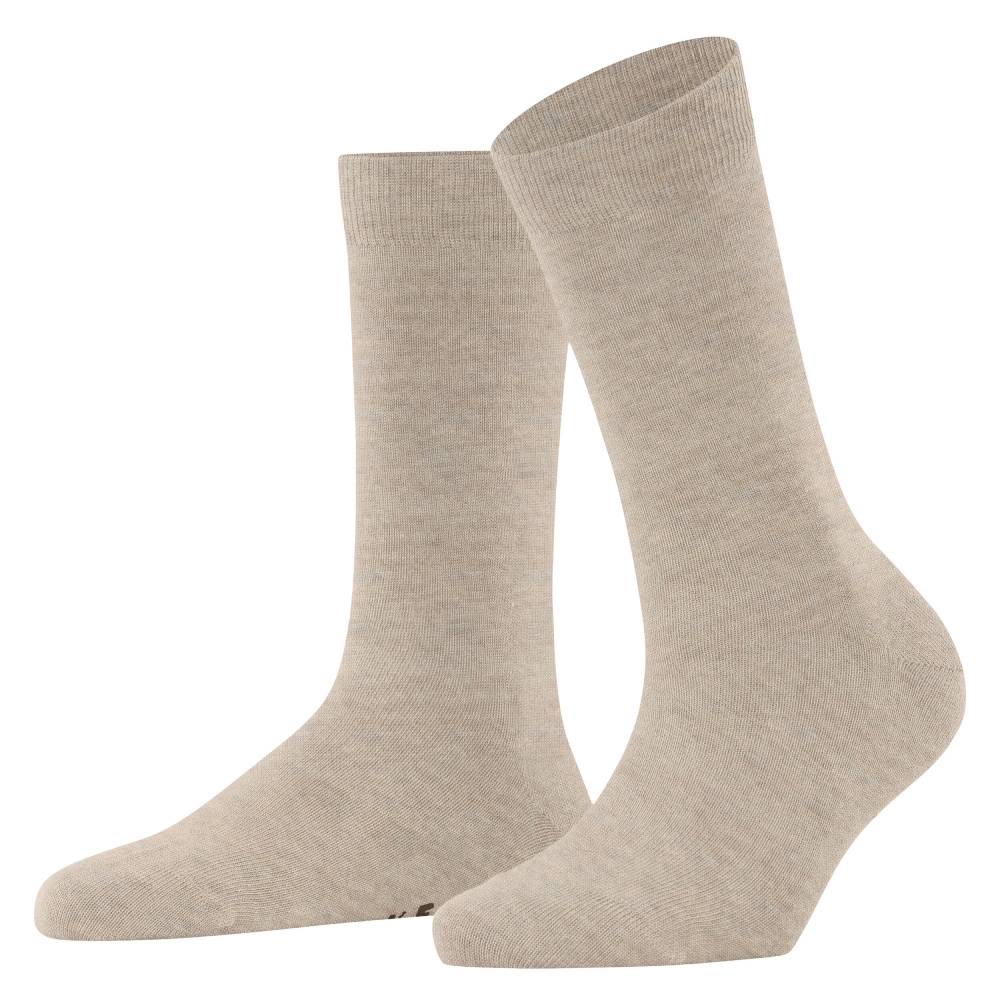 Falke Family Strømper Dame Bomull Beige Melange 1-pk