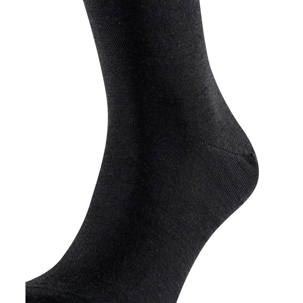 Falke Airport Knee-high Knestrømper Merinoull Herre Svart