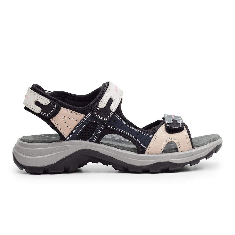 Produktbild 3 - Minfot Sandaler Sandhamn Dam Nubuck Navy Pink