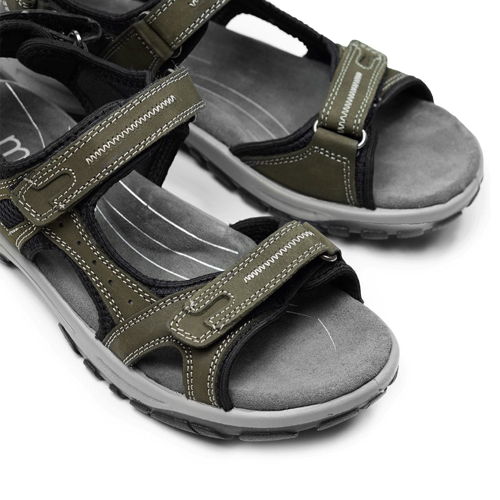 Produktbild 9 - Minfot Sandaler Torekov Dame Nubuck Olivgrønn